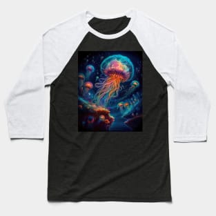 Space Jellies Baseball T-Shirt